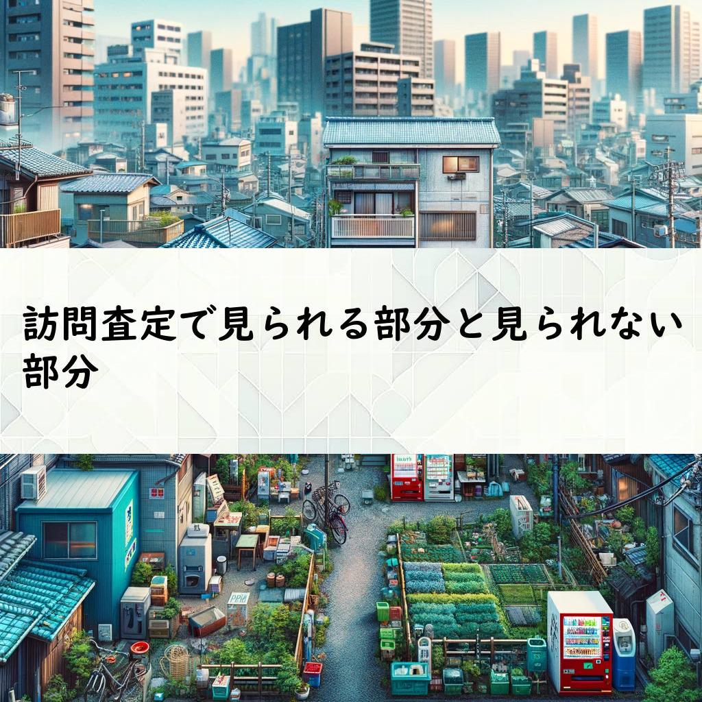 訪問査定で見られる部分と見られない部分