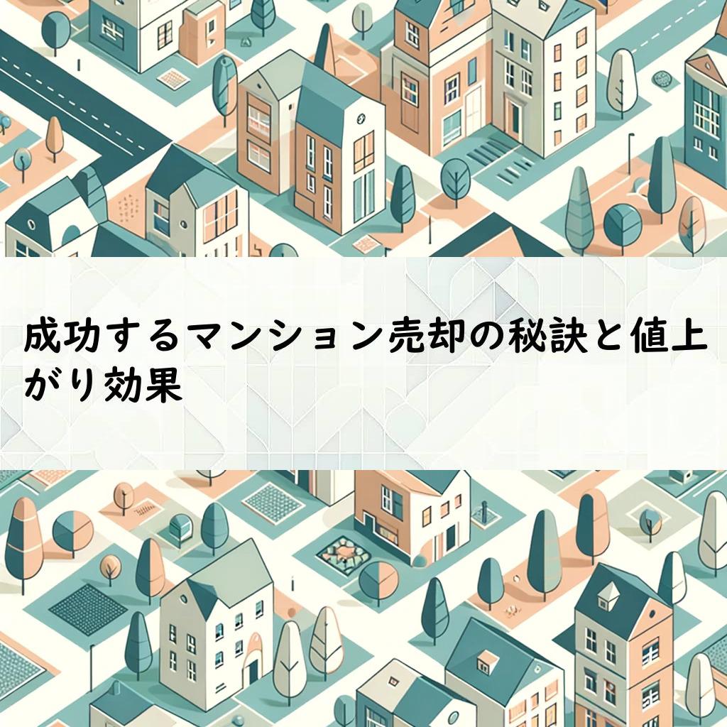 成功するマンション売却の秘訣と値上がり効果