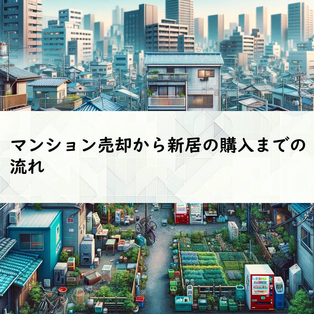 マンション売却から新居の購入までの流れ