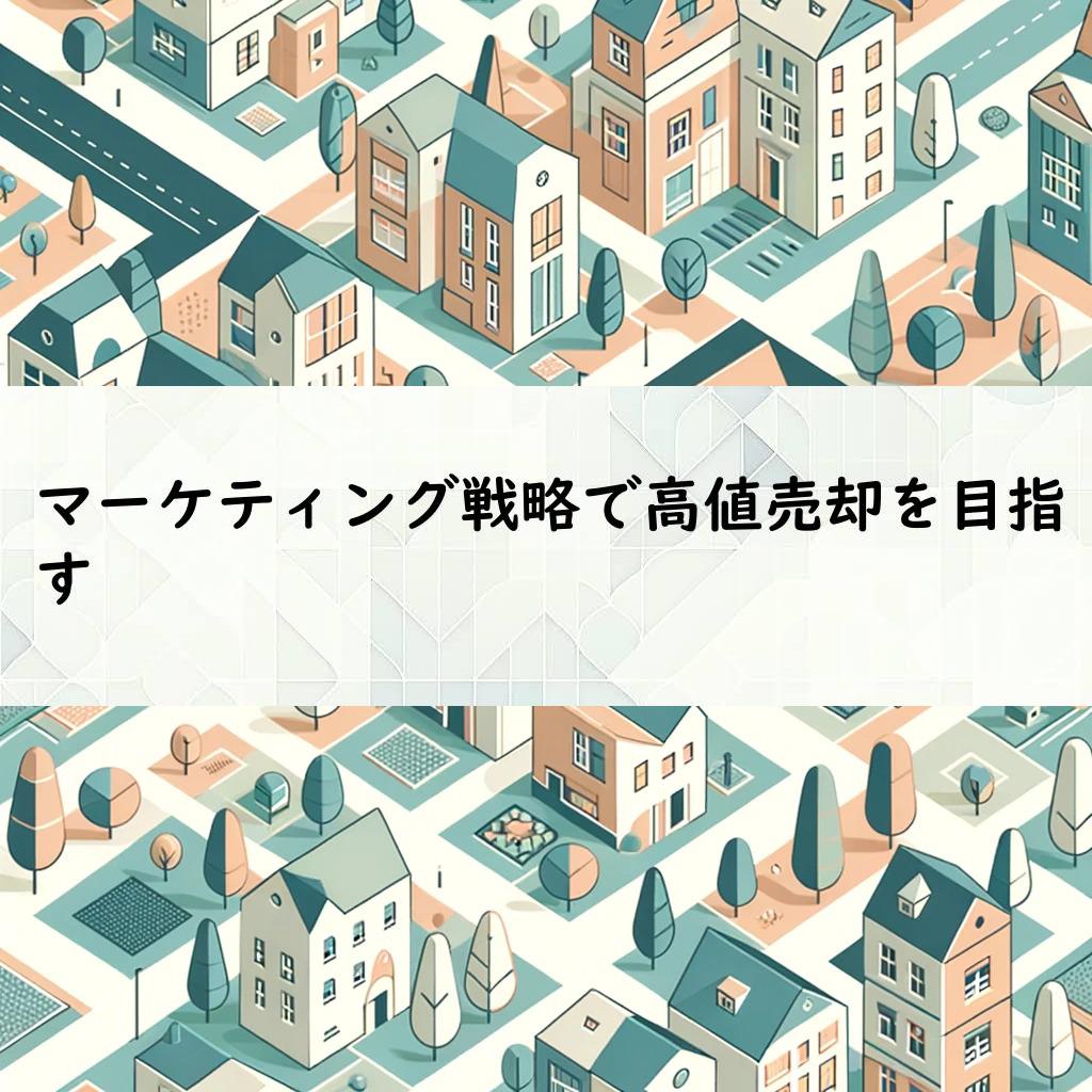 マーケティング戦略で高値売却を目指す