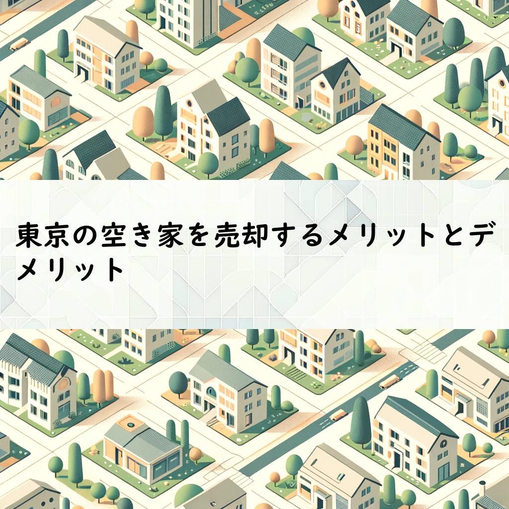 東京の空き家を売却するメリットとデメリット