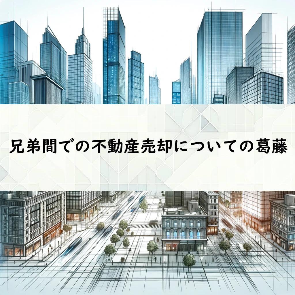 兄弟間での不動産売却についての葛藤