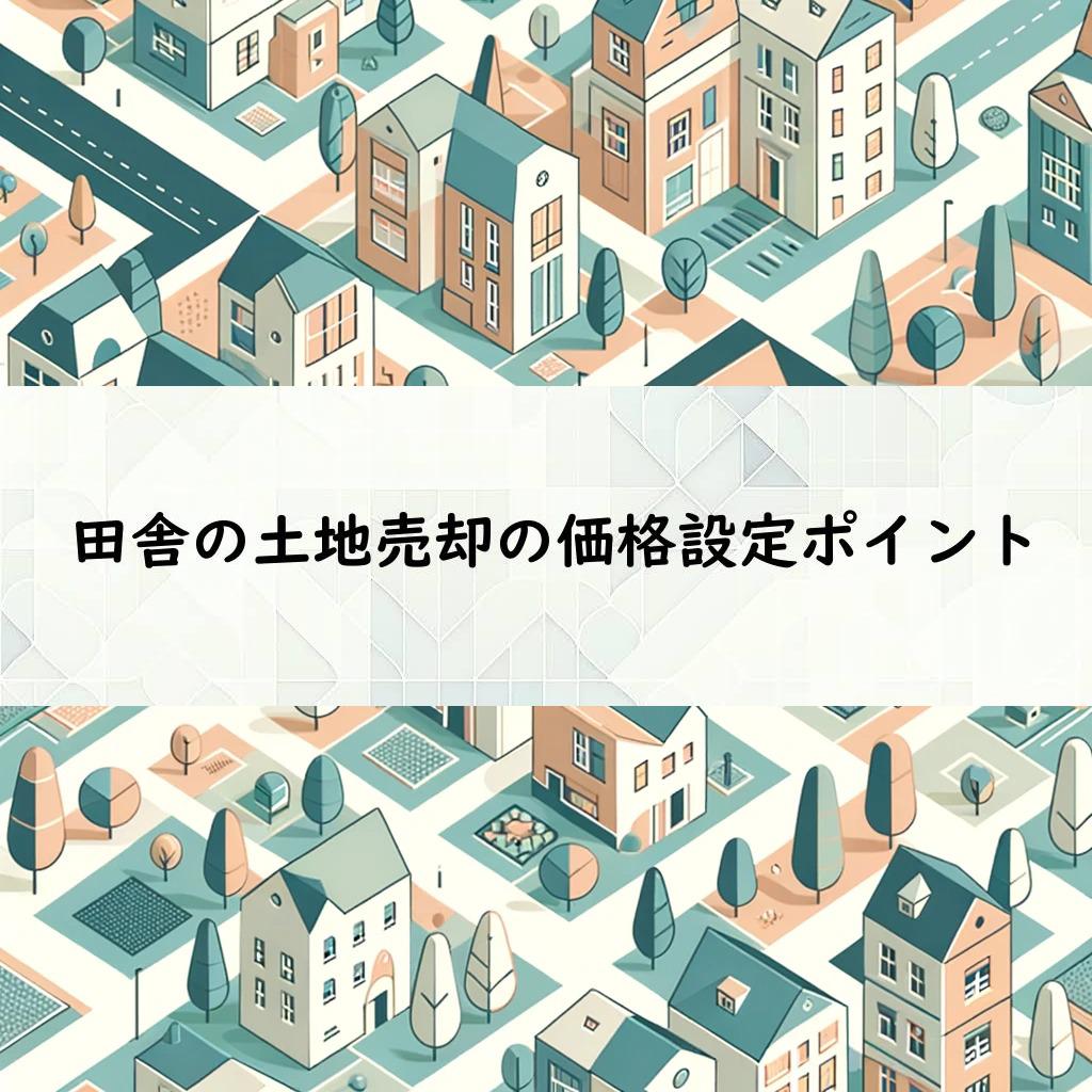 田舎の土地売却の価格設定ポイント