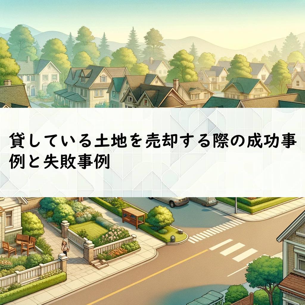 貸している土地を売却する際の成功事例と失敗事例