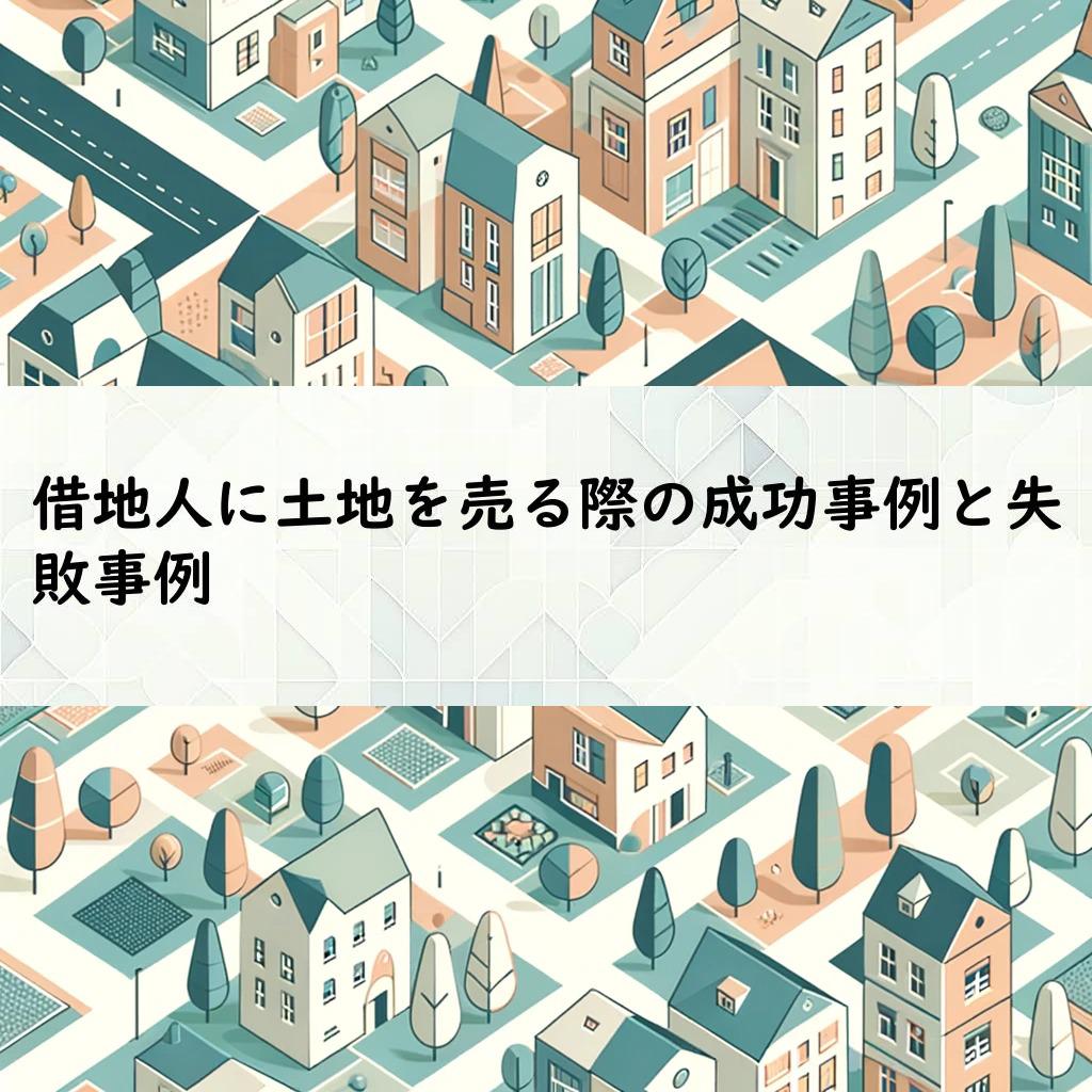 借地人に土地を売る際の成功事例と失敗事例