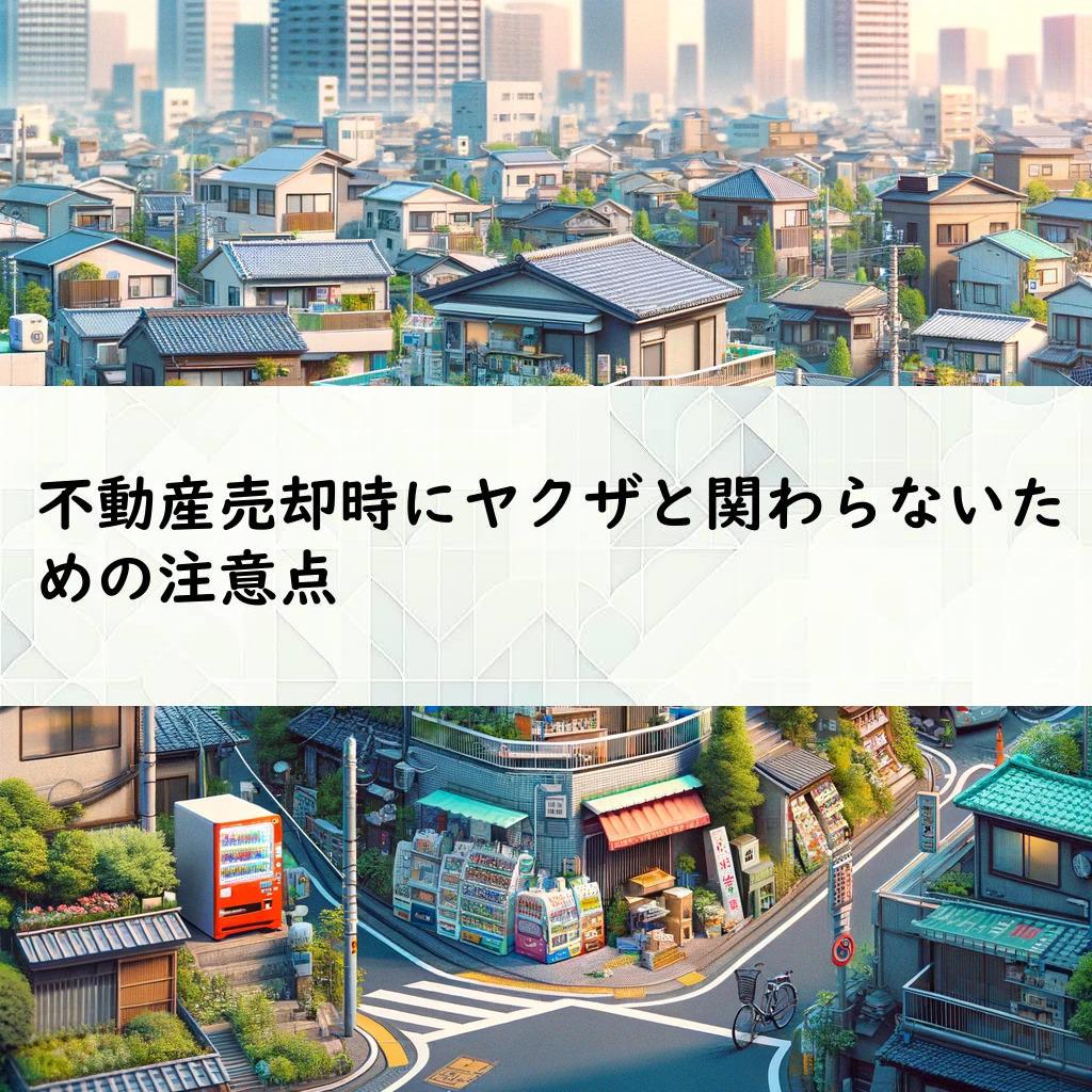 不動産売却時にヤクザと関わらないための注意点