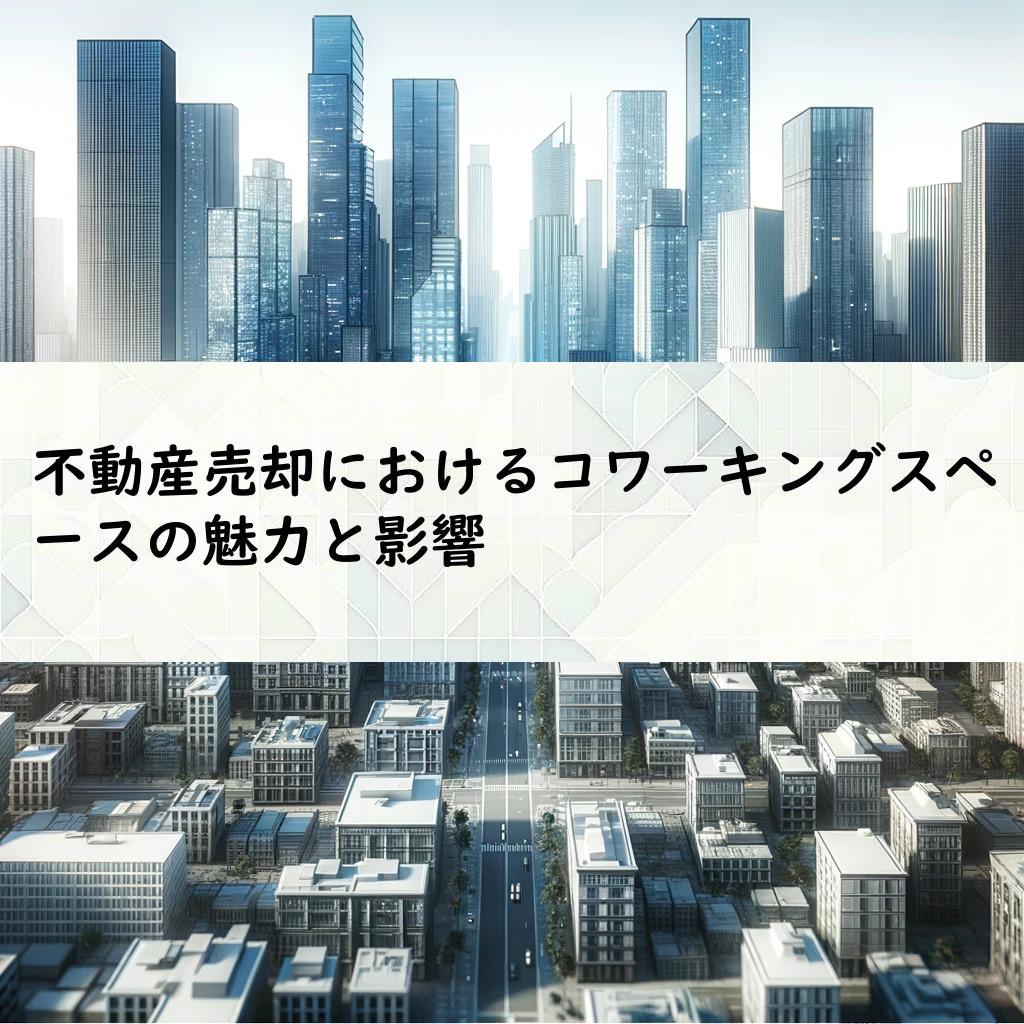 不動産売却におけるコワーキングスペースの魅力と影響